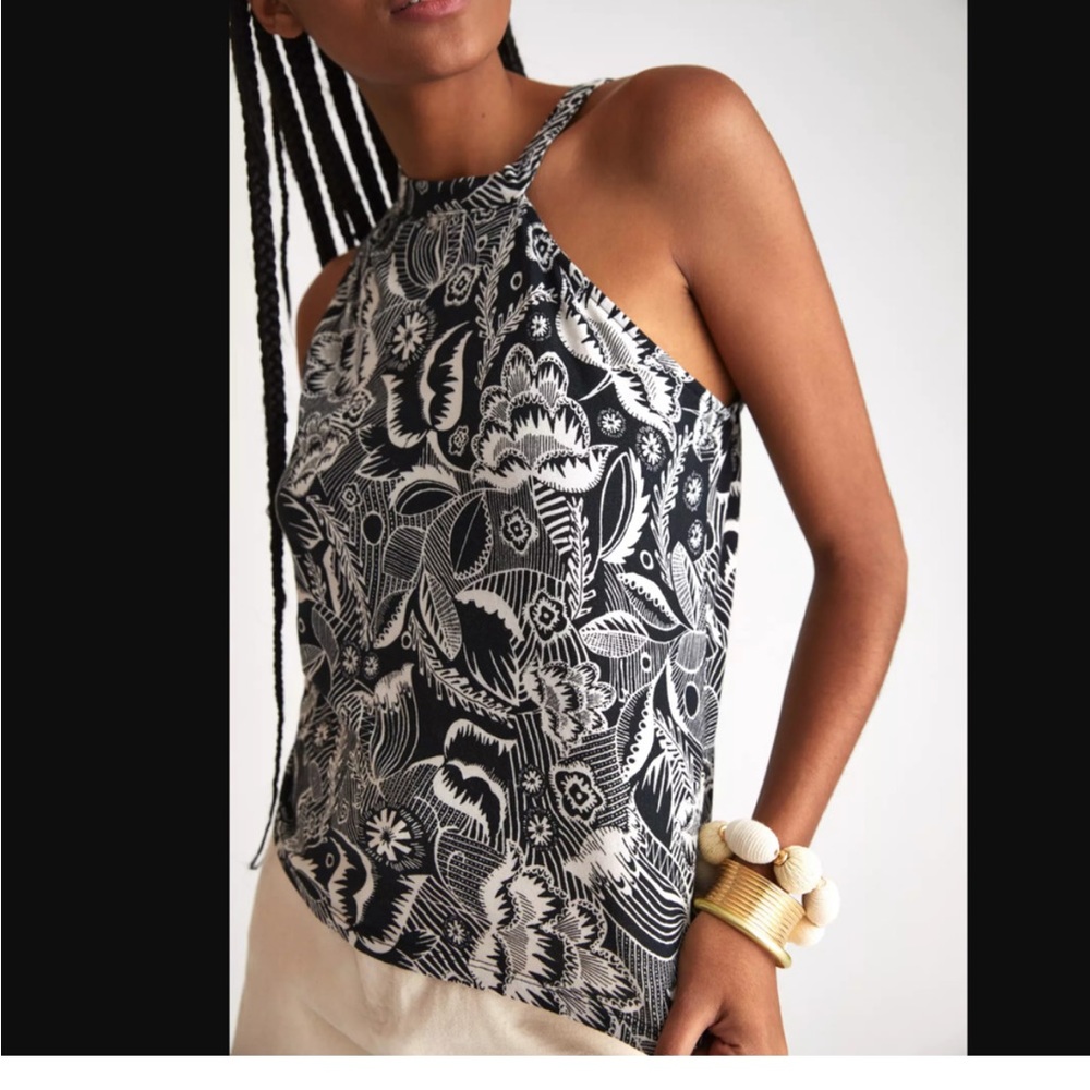 🌷SALE 3/$21🌷Anthropologie Asymmetrical Cutout Tank NWT